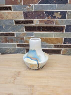 Vintage Nemadji Pottery Vase 3-1/2" High